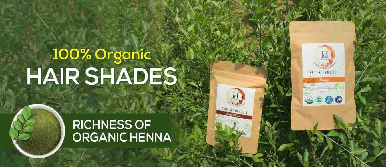 100% Organic Hair Shades